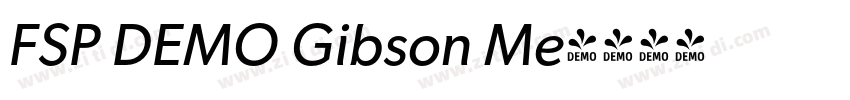 FSP DEMO Gibson Me字体转换 FSP DEMO Gibson Me字体转换